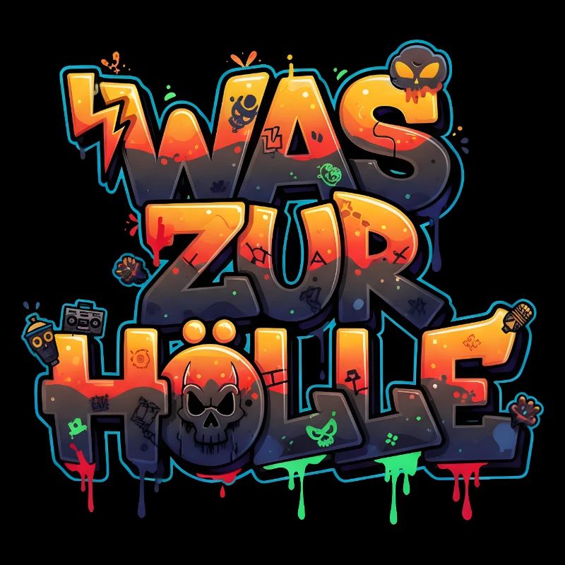 Hell, Devils & Demons Urban Street Art Graffiti