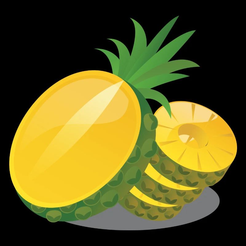 Pineapple in slices