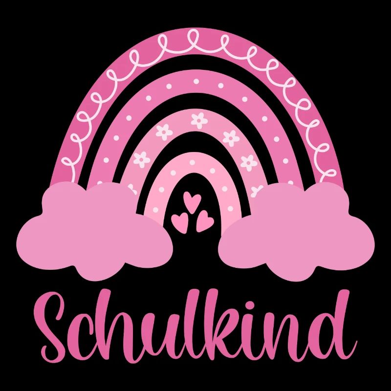Schulkind Regenbogen