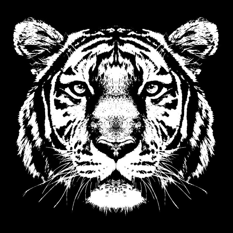 Tiger Kopf Portrait