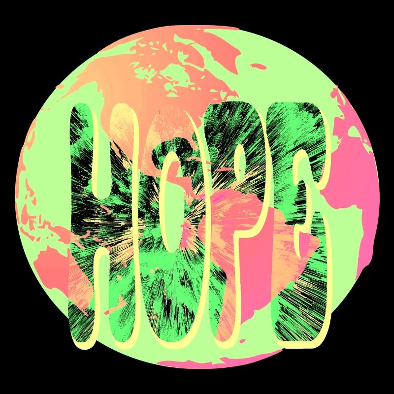 Hope Neon Tie-Dye Circular