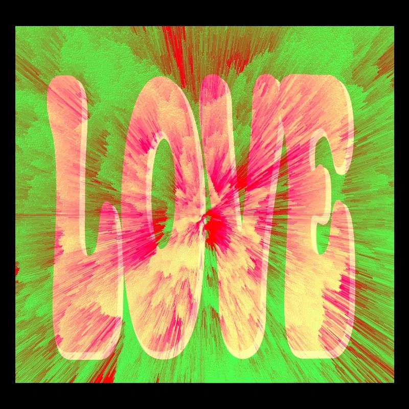 Love Neon Tie Dye