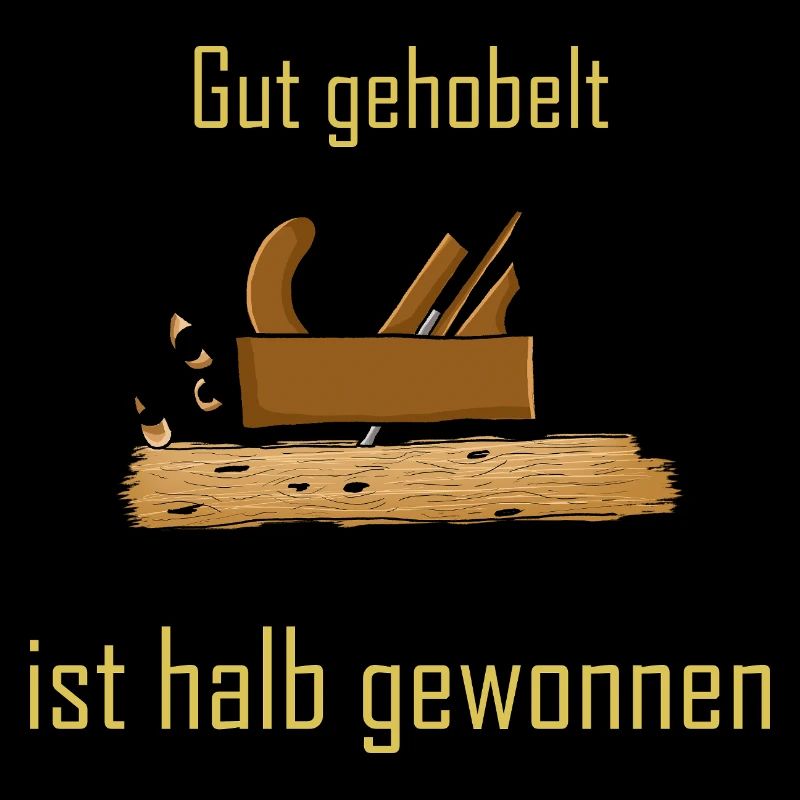 Rustic wooden construction with saying