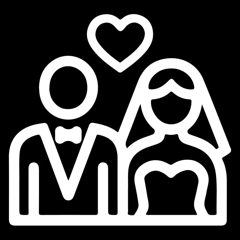 Brautpaar Ehepaar Hochzeit