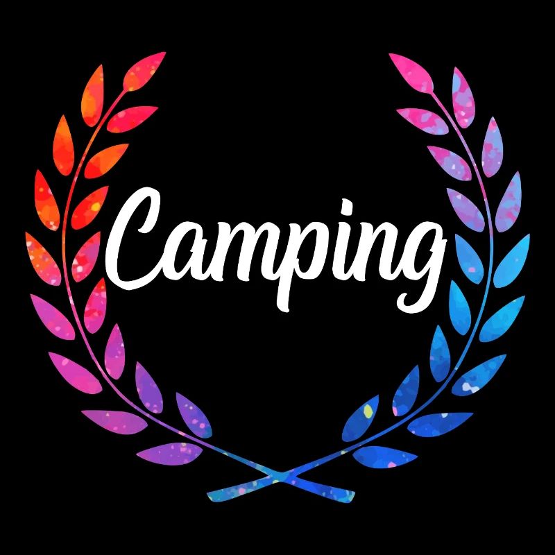 Camping Color Laurel Script