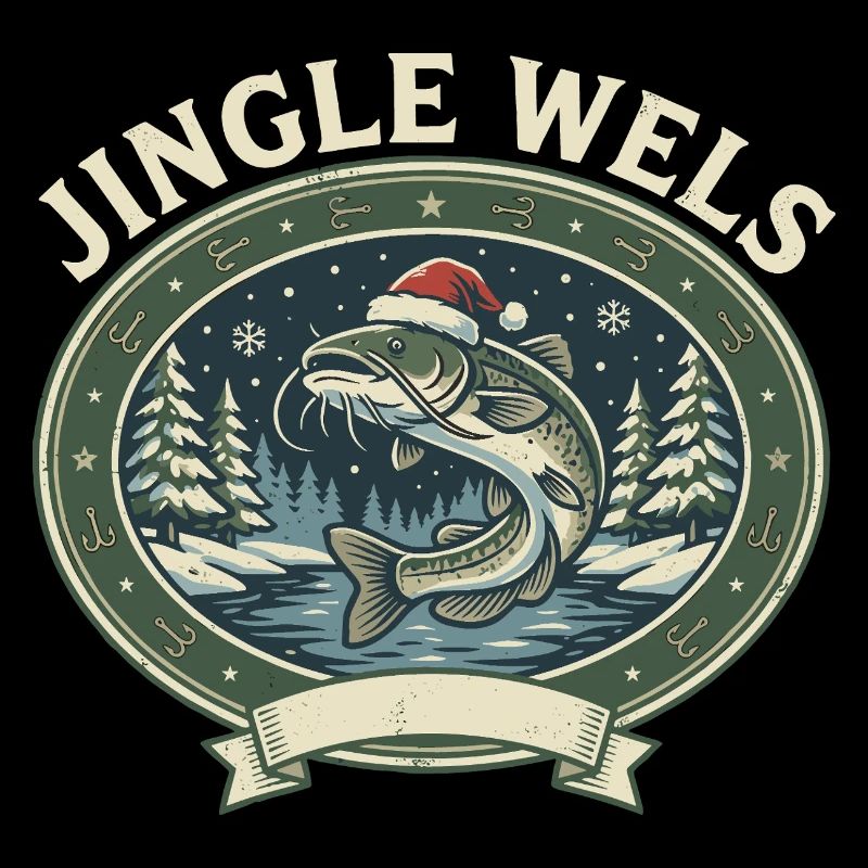 Noël de pêche au poisson-chat - Le cadeau amusant !