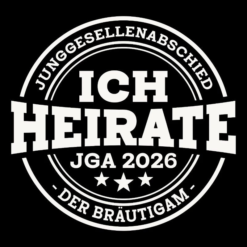 JGA 2026 Der Bräutigam Junggesellenabschied