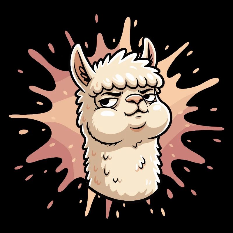 Confident Llama Splash