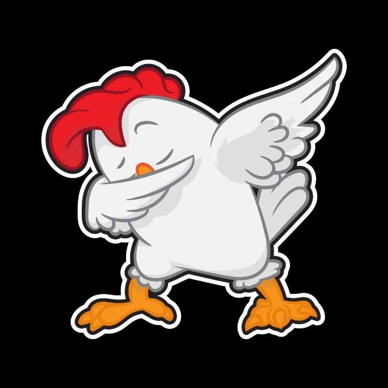 Dabbing Chicken - Dab Dancing Chicken - Chickens