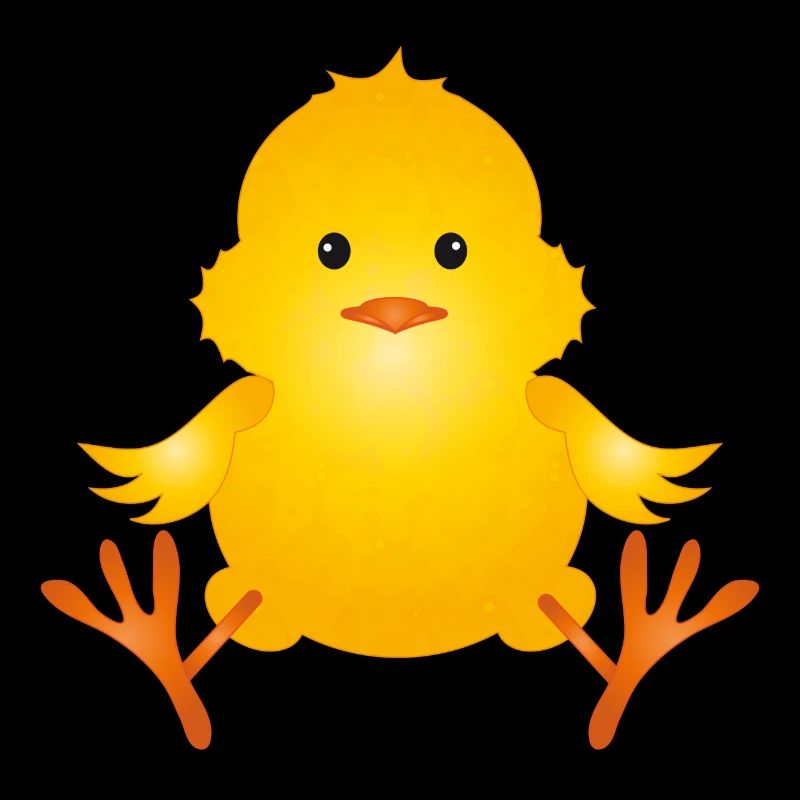 freshly hatched cute fluffy chick