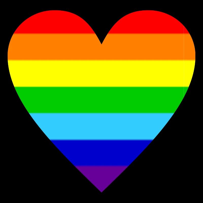 Herz Regenbogen Farben bunt