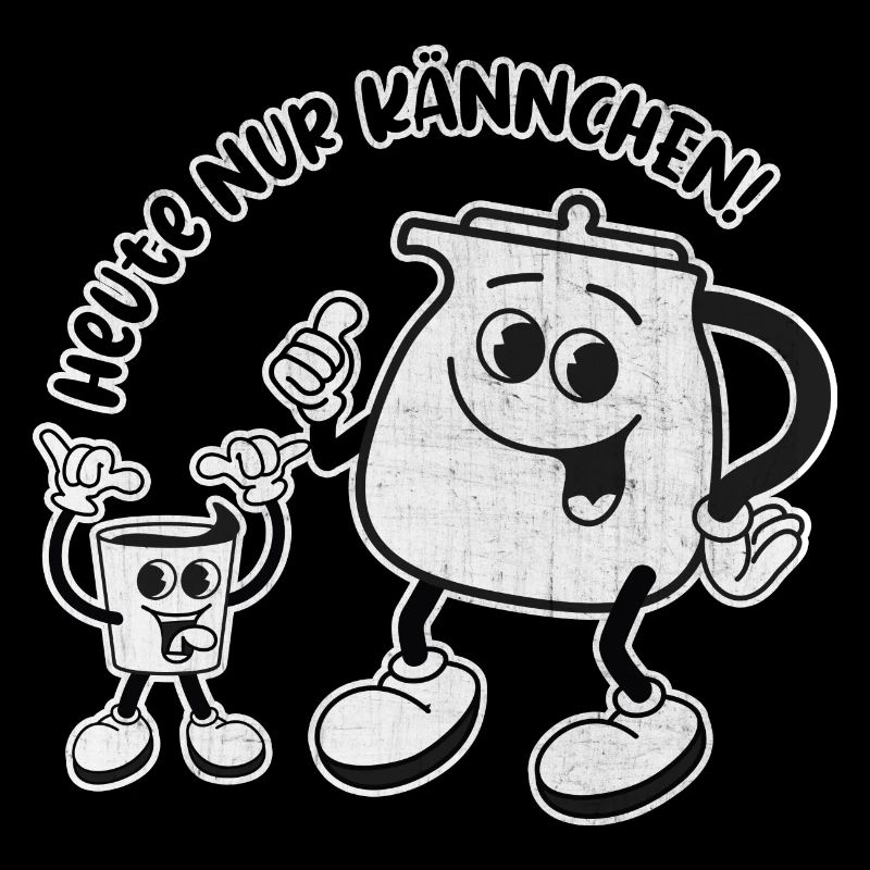 Heute nur Kännchen. Wird ein harter Tag – RETRO