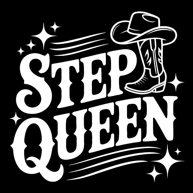 Step Queen Line Dance Cowboy Style