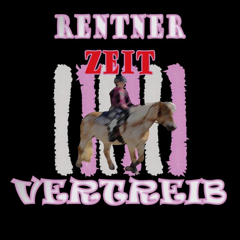 Rentner Reiter Zeit Vertreib