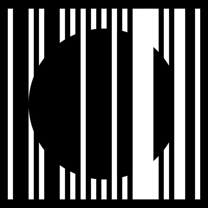 Vertical Stripe Circle