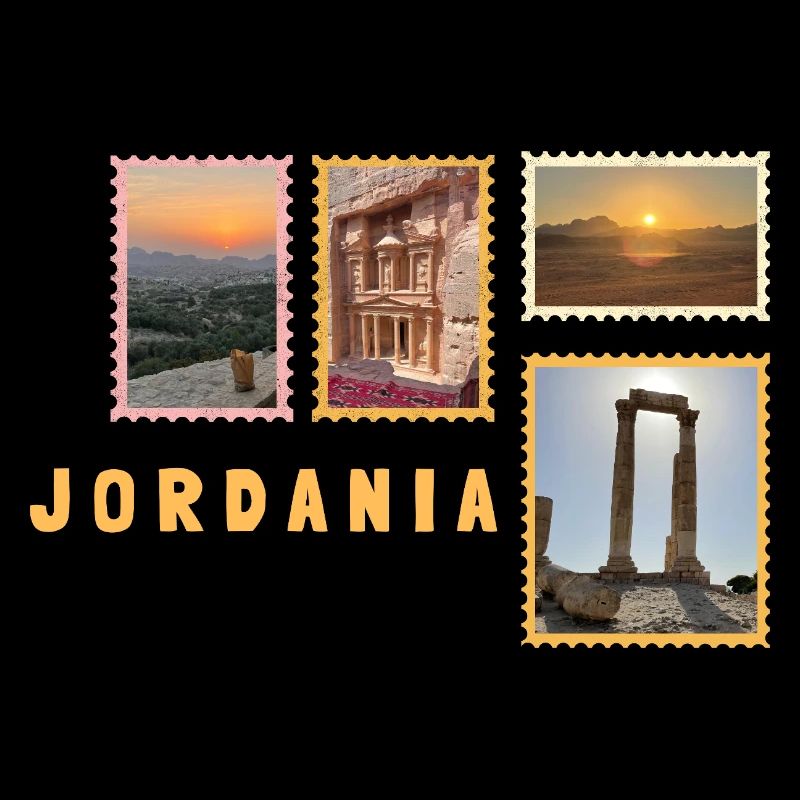 Jordanien Collage