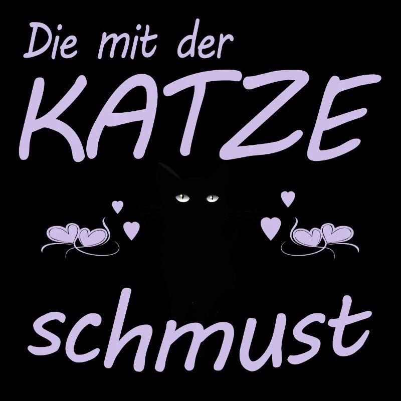 Die mit der Katze schmust Geschenk