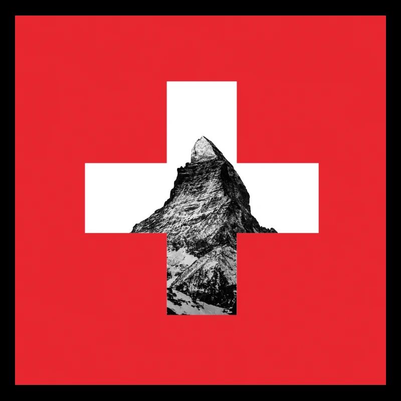 Suisse Cervin Drapeau