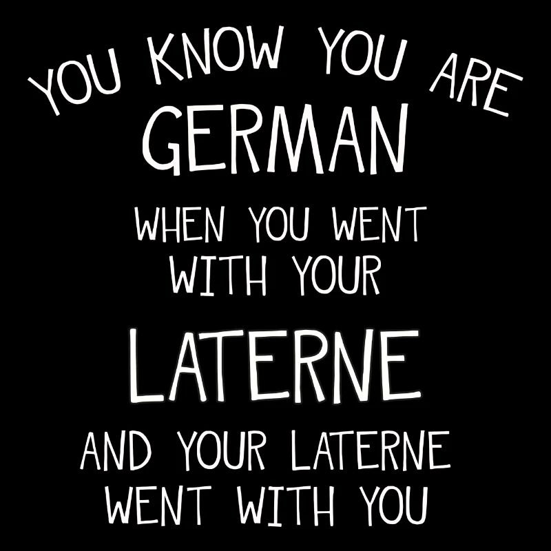 Typique ALLEMANDE COOL FUNNY LANTERNE