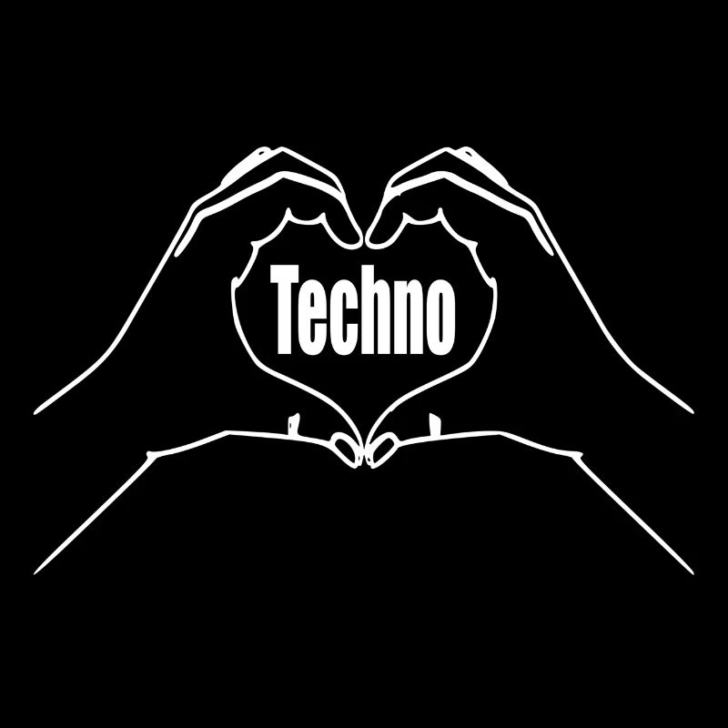 I love Techno - Hands