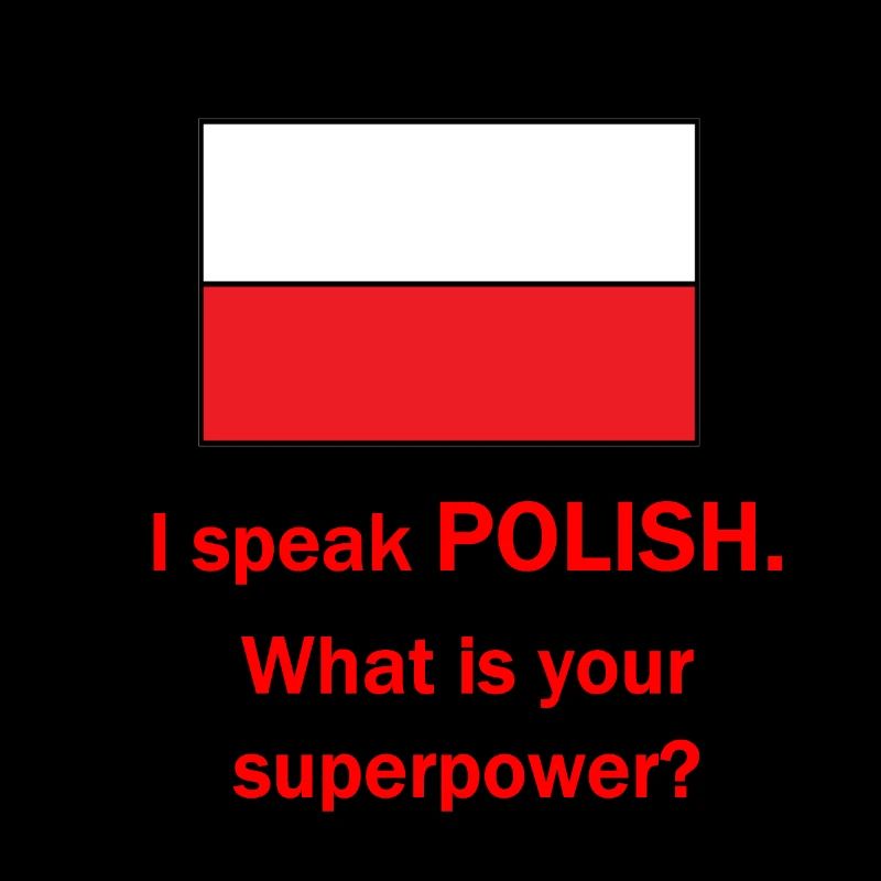 I speak polish