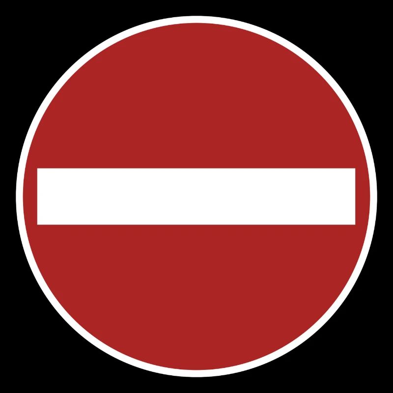 No entry!