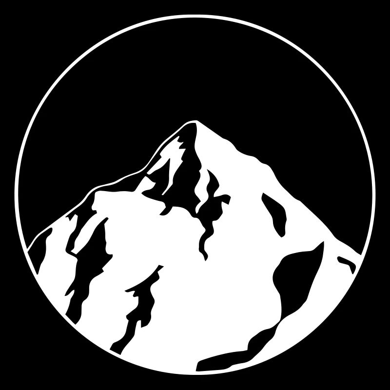 Großer Berg im Kreis