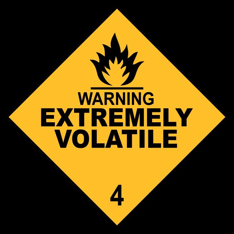 warning extremely volatile square II 2c