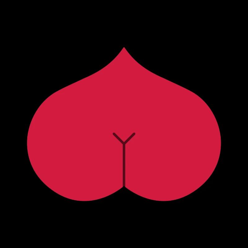 Ass heart butt