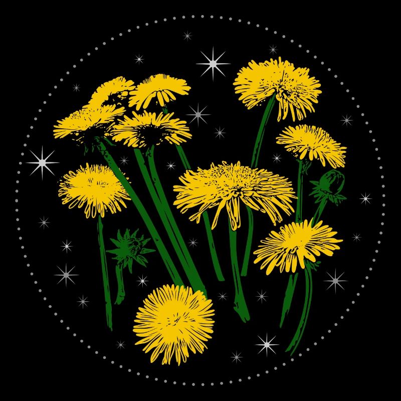 Dandelion Spring Starry Sky
