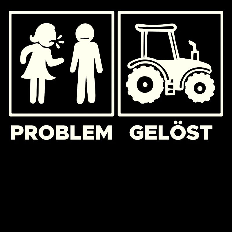 Landwirtschaft Traktor Feld Landleben Statement