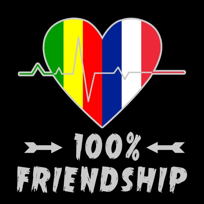 Mali und Frankreich 100% Freundschaft