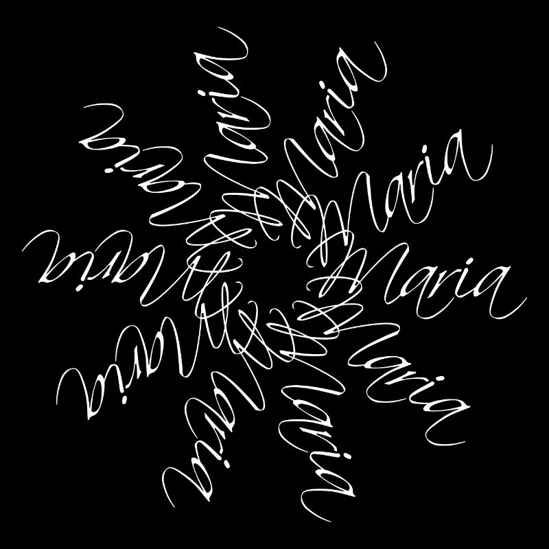 Maria Name Namensmandala