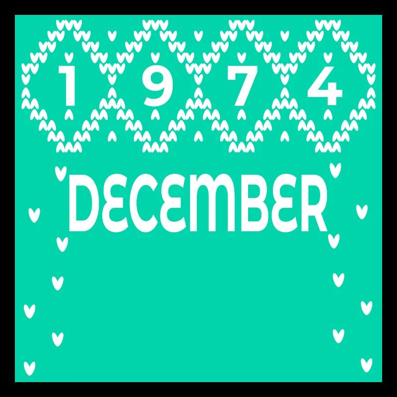 WINTER, 52. GEBURTSTAG DEZEMBER 1974
