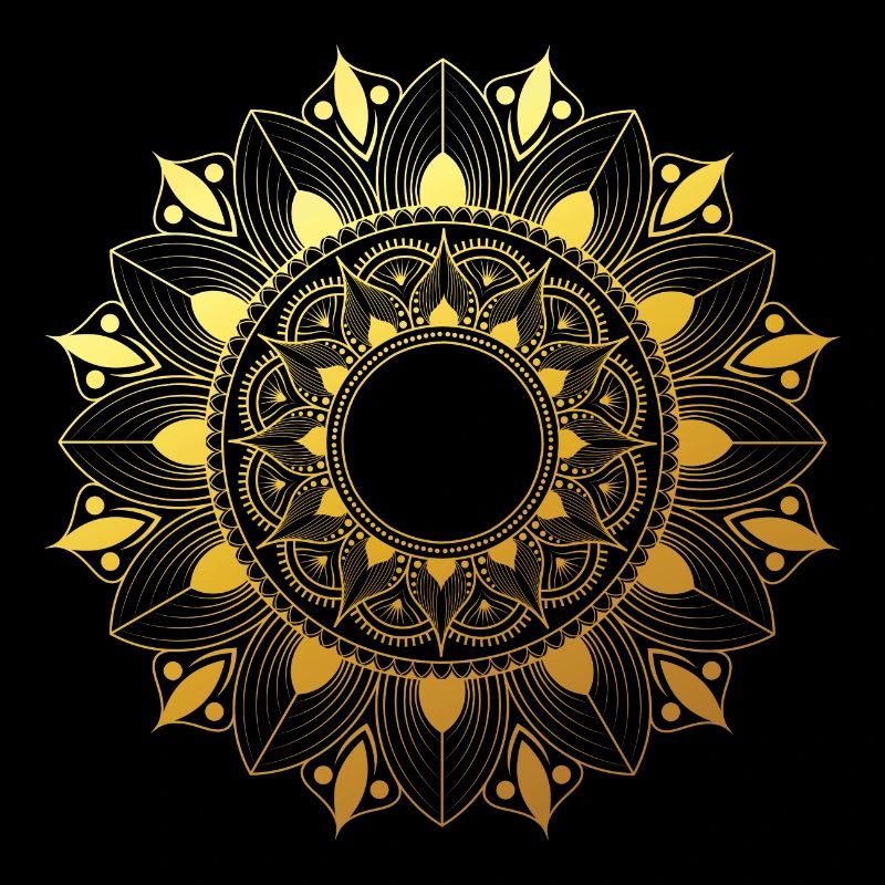 Mandala doré