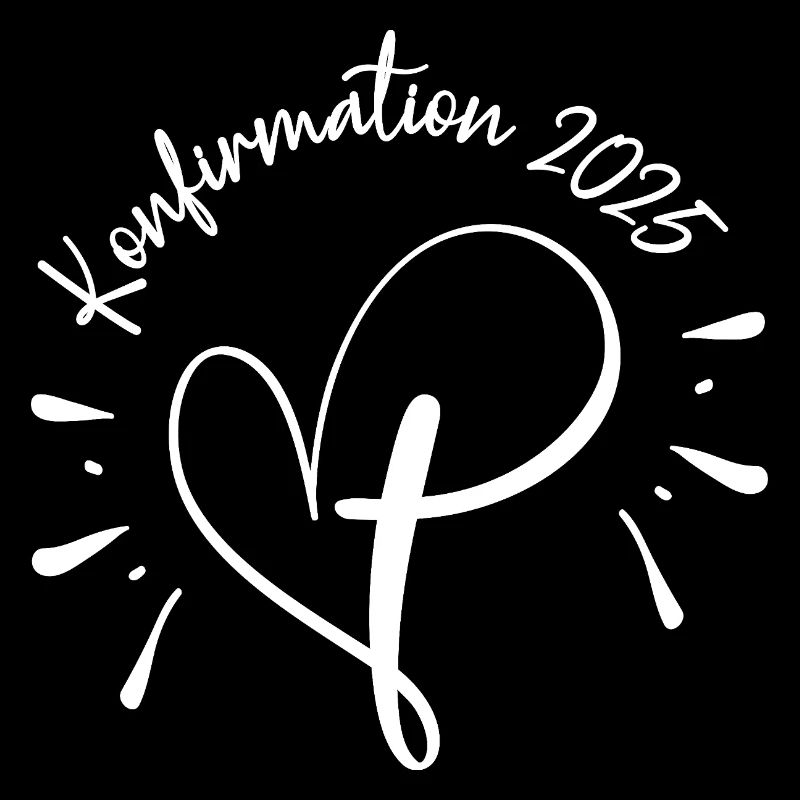 Konfirmation 2025 Kirche Glaube Kreuz Herz
