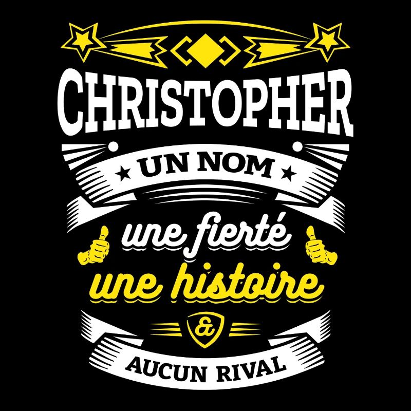 CHRISTOPHER UN NOM UNE FIERTÉ AUCUN RIVAL