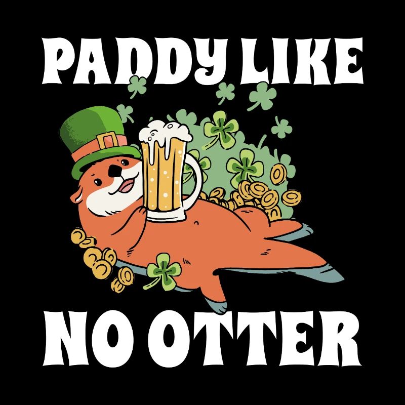 Saint-Patrick Leprechaun Paddy Like No Otter