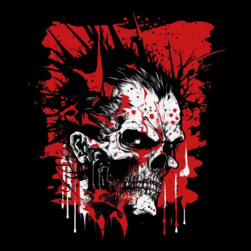 Bad-tempered Horror Punk Zombie