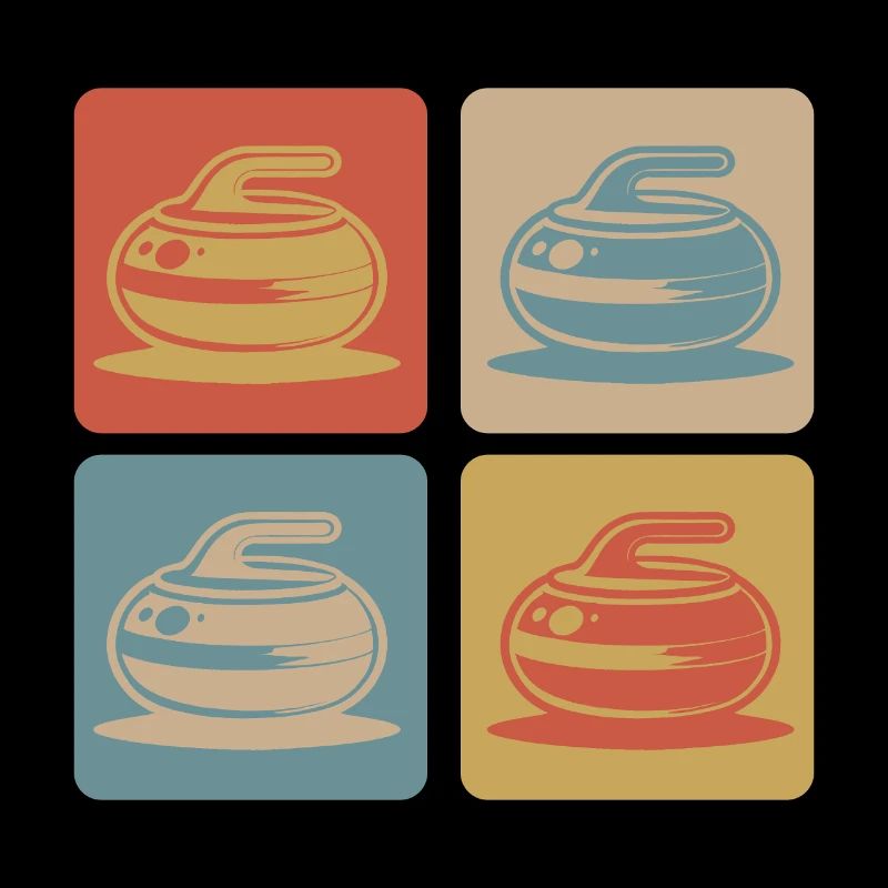 Curling Vintage Design