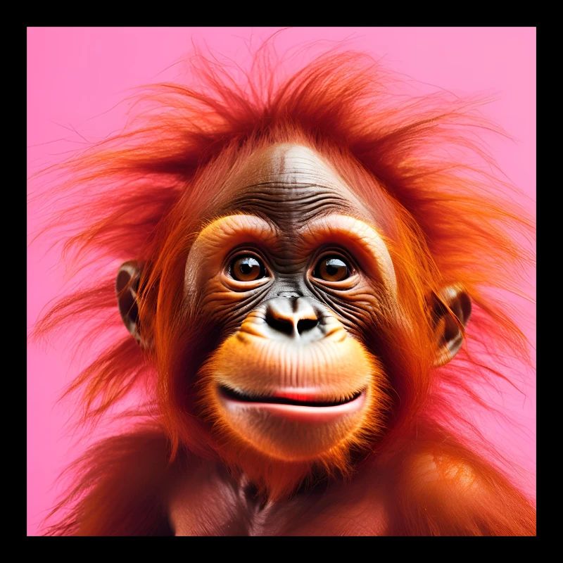 orangutan, primate, monkey