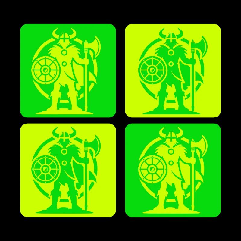 Nordischer Wikinger Silhouette