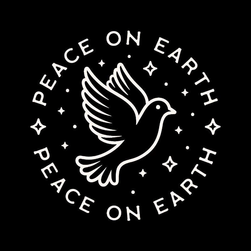 Peace on earth colombe de la paix