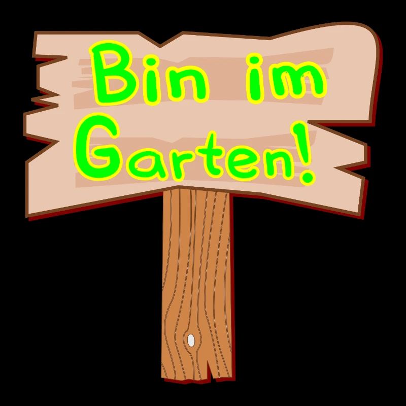 GÄRTNER SPRÜCHE GARTEN SCHILD