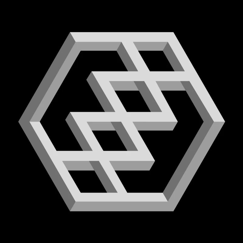 Futuristisches Geometrie-Muster