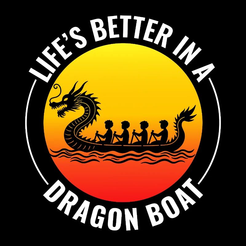 Drachenboot-Rennmannschaft