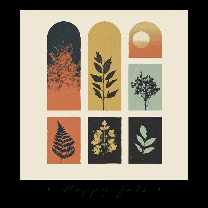 Autumn Botanicals Grid