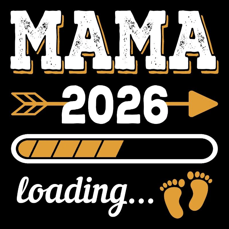 Mama 2026 Loading Zukünftige Mutter Geschenk
