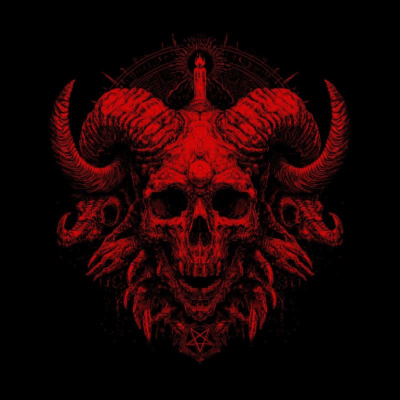 Sigil du Crâne Infernal Cornu