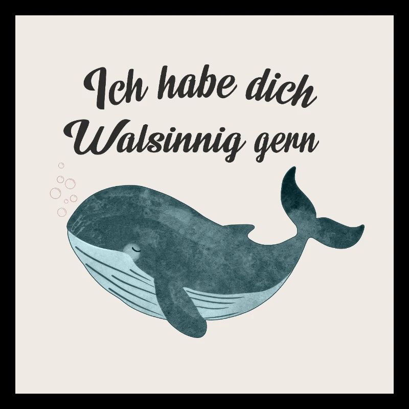 Nicht wahnsinnig. Nur anders normal. Wal